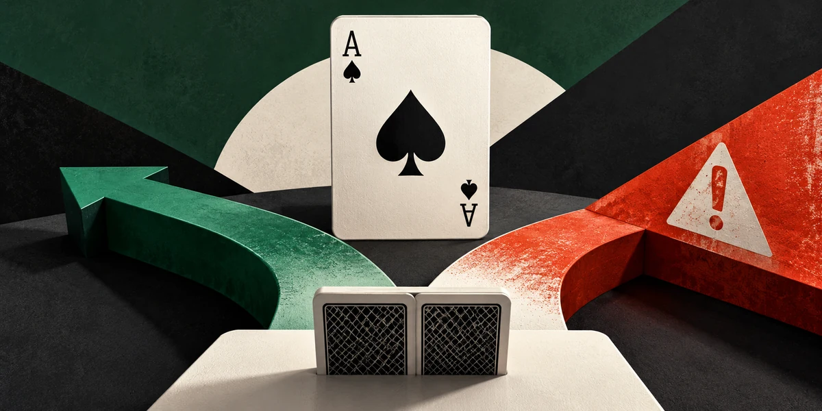 Topic illustration: Dealer Shows an Ace: Peek, Surrender and Damage Control